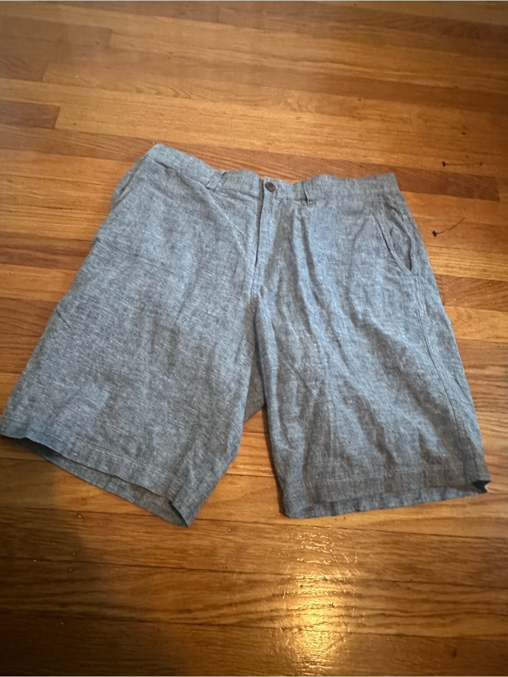 Men's Patagonia Gray Linen-Blend Casual Shorts